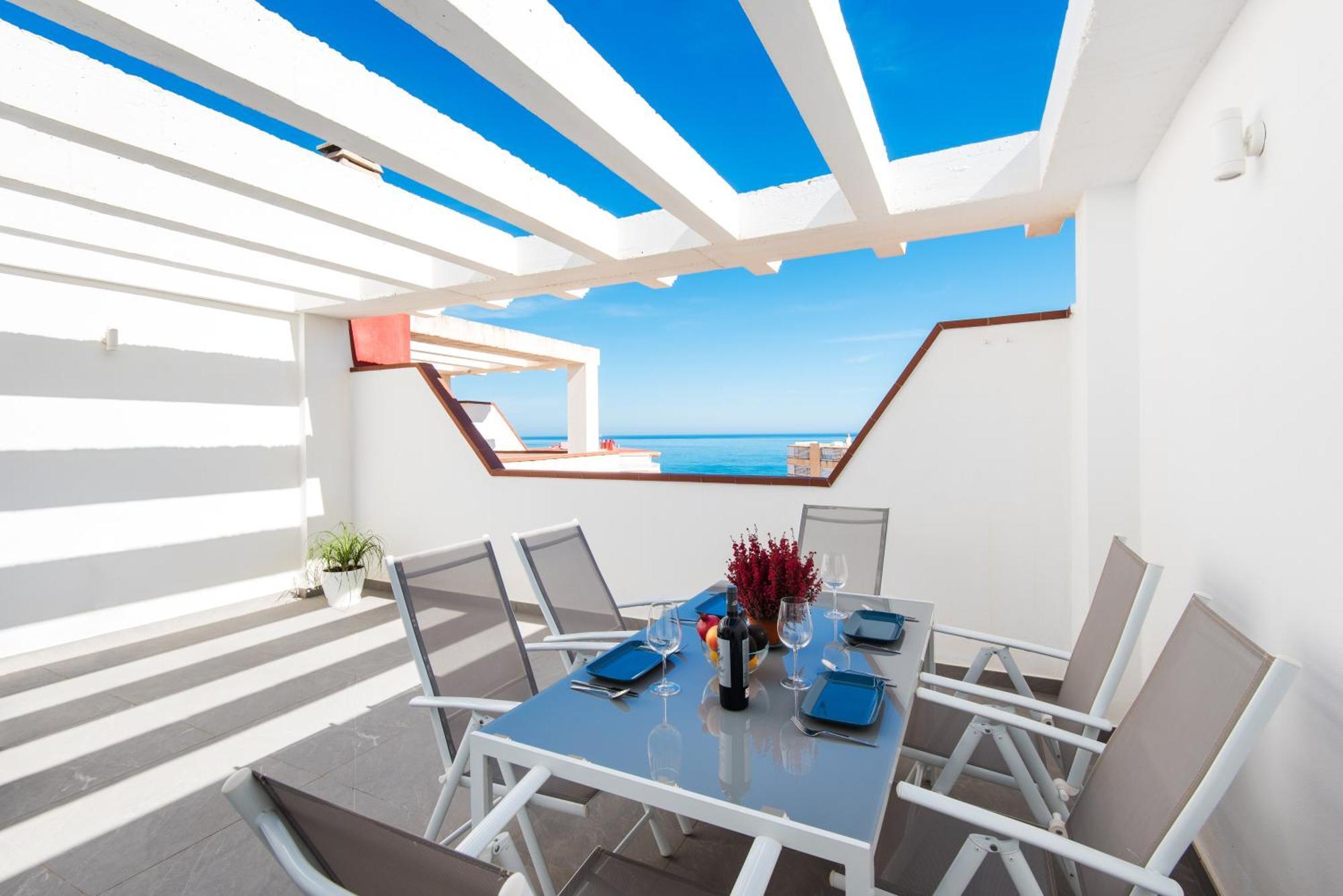 Sea View And 350M To The Beach Torremolinos Exteriér fotografie