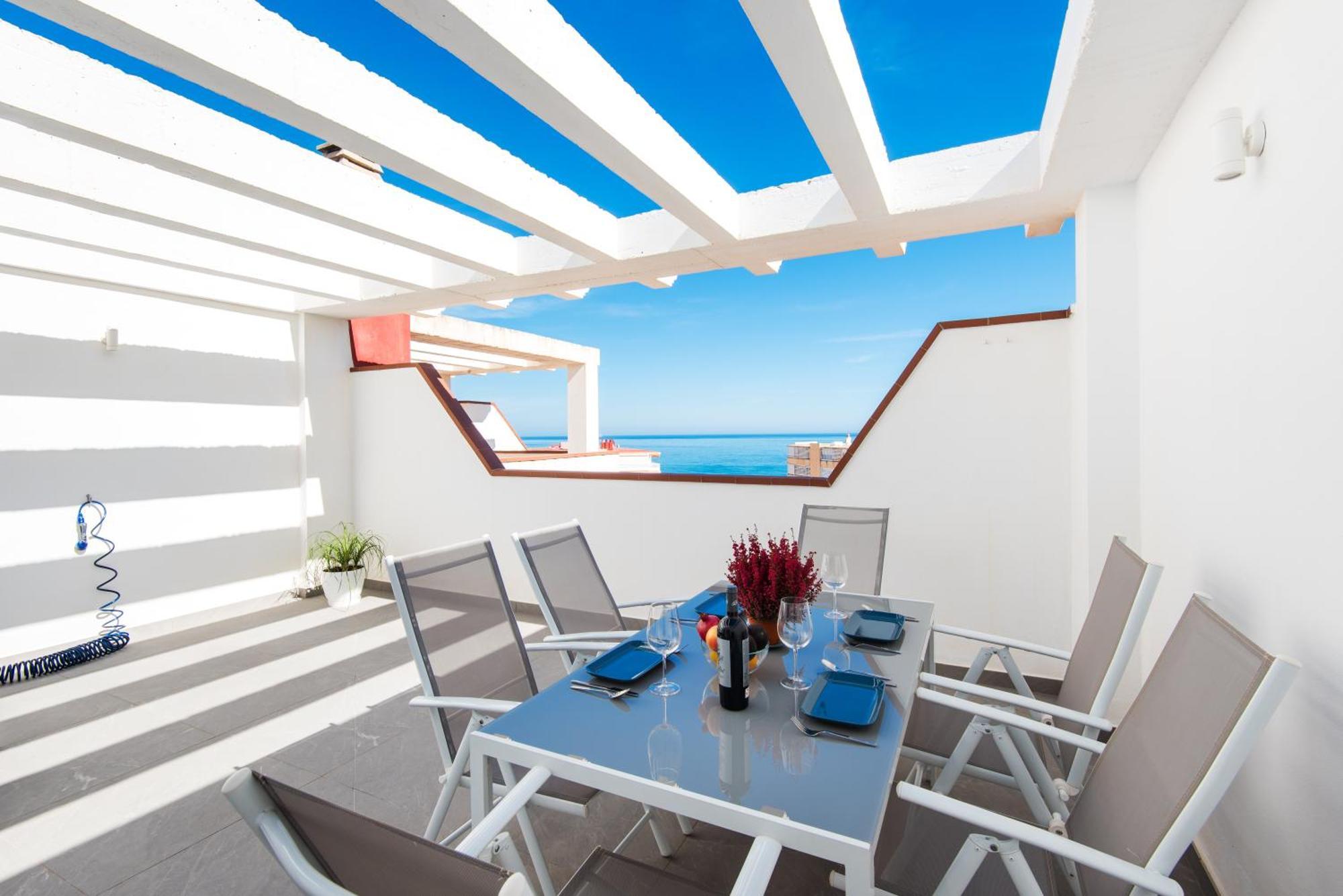 Sea View And 350M To The Beach Torremolinos Exteriér fotografie